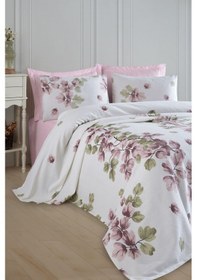 Resim Baskılı Pike Takımı Çift Kişilik Spring Gülkurusu Gülkurusu 