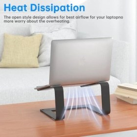 Resim Storemax Gleyo Masaüstü Için Dizüstü Bilgisayar Standı Çıkarılabilir Alüminyum Bilgisayar Yükseltici Taşınabilir Dizüstü Bilgisayar Tutucu MacBook Air, Pro,, Hp, ve Tüm 10-16 Inç Dizüstü 