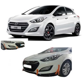 Resim HYUNDAİ İ30 2011-2016 PLASTİK BOYASIZ ÖN TAMPON EKİ 