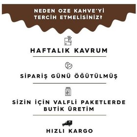 Resim Oze Çikolata Frambuaz Aromalı Filtre Kahve 2'li 250G French Press 