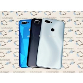 Resim Oppo Uyumlu A12 Kasa Arka Pil Batarya Kapağı (Yan Tuşlar) (254197626) 