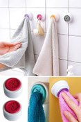 Resim BİTERSE 2 Adet Pratik Havlu Tutucu Havlu Askısı Banyo Havlu Askısı Mutfak Havluluğu 