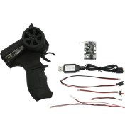 Resim Sunshinee 2.4g Verici Kıtı Uzaktan Kumanda Alıcı Kurulu LED Işıkları D12 1/10 Rc Araba Yedek Parça Aksesuarları (Yurt Dışından) 