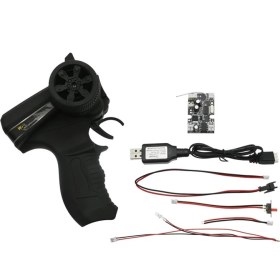 Resim Sunshinee 2.4g Verici Kıtı Uzaktan Kumanda Alıcı Kurulu LED Işıkları D12 1/10 Rc Araba Yedek Parça Aksesuarları (Yurt Dışından) 