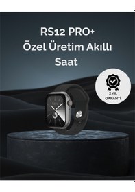 Resim Rs12 Pro+ 2025 Serisi Uzun Şarj Süreli Garantili Full Ekranlı Özel Üretim Akıllı Saat 2gb Hafıza, Amoled, Gps, Sesli Arama 