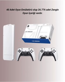 Resim Enseb 4K Destekli Bluetooth Retro Oyun Konsolu – M15 Modeli 