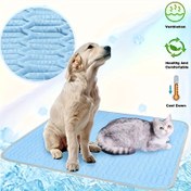 Resim Ekstra Büyük Soğutucu Evcil Hayvan Matı, Köpek Pedi, Kaygan Buzlu Lif Kumaşlı Evcil Hayvan Matı, Küçük, Orta ve Büyük Boy Evcil Hayvanlar İçin Uygun Yazlık Serinletici Ped 
