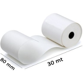 Resim Mitsubishi Clas Rulo 80*30 yazar kasa / adisyon termal rulo (10 lu paket)(5 li koli)(10x5=50 adet fiyatıdır) 