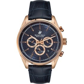Resim Beverly Hills Polo Club BP3004X.499 Erkek Kol Saati – Dual Time & Gün Göstergeli Quartz Saat 