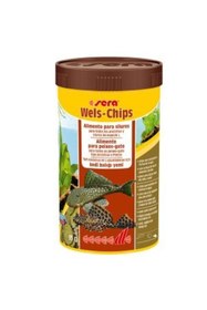 Resim Sera Wels chips 250 ml 95 gr. Skt :04/2027 Orjinal kutusunda Vatoz Ve Çöpcü Yemi 