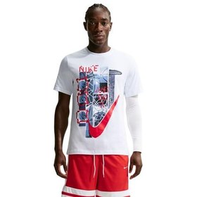 Resim Nike M Nk Tee Std Oc F2 Erkek T-Shirt Beyaz 