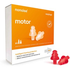 Resim NONOISE MOTO KULAK TIKACI KIRMIZI 