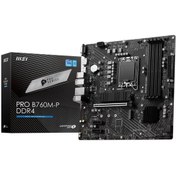 Resim Msı Pro B760m-p Ddr4 4600mhz 1xhdmı 1xdp 2xm.2 Usb 3.2 Atx 1700p 12. / 13. Ve 14. Nesil İşlemci Uyumlu 