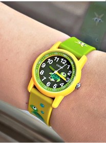 Resim Cockpit Su Geçirmez Kaplumbağa Desen Erkek Çocuk Kol Saati 