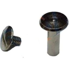 Resim Cilt Menü, Katalog, Kartela Vidası, 13mm - Nikel, 1 Adet Tdrtr 