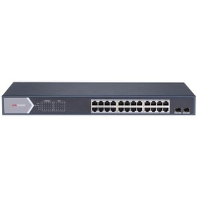 Resim Hıkvısıon Ds-3e1526p-sı 24xge+2xge/sfp 370w F.gigabit Poe Switch 