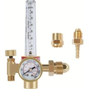 Resim Tongdashop Altın Htp Argon Co2 Mig Tig Akış Ölçer Regülatör 0-4000 Psı 10-60cfh Ayarlanabilir 