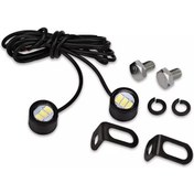 Resim Motosiklet LED Lamba 12V Spot Balık Gözü Karışık Renk 