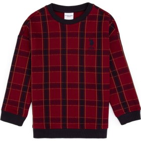 Resim U.s. Polo Assn. Erkek Çocuk Bordo Sweatshirt 50316520-vr014 Bordo 