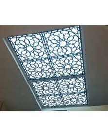 Resim Bazaar Avm 60X60 cm Asma Tavan Uyumlu LED Döşenebilir Selçuk Model Tavan Paneli 