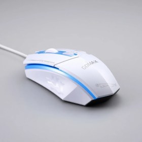 Resim GOMAX GOMAZ M1 Gaming Mouse 1600 DPI Kablolu Oyun Faresi Beyaz RGB Aydınlatma Özellikli 
