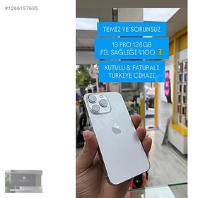 Resim Apple iPhone 13 Pro İkinci El TR | 128 GB | Gümüş 