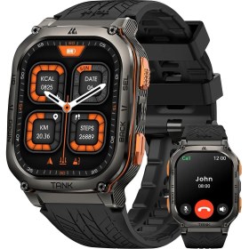 Resim Amaztım Akıllı Saat, 60 Gün Pil Ömrü, Paslanmaz Çelik Gövde - Siyah 