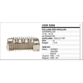 Resim Parçafix Diot Tablasi Chevrolet Caterpiller 10SI 29SI 