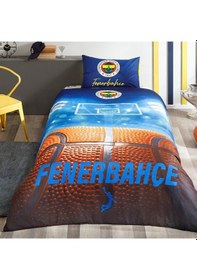 Resim Taç Fenerbahçe Basketbol Pamuk Nevresim Takımı 000000001000046058 