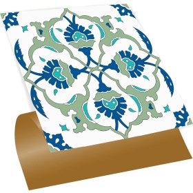 Resim Tink Kendinden Yapışkanlı Çini 01 Desenli Pvc Karo 30X30 cm 56 Adet 5m2 