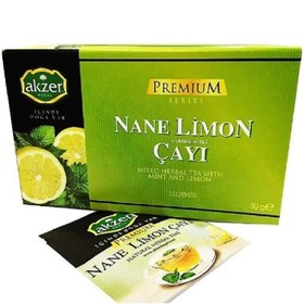 Resim Akzer Nane Limon Çayı 20'li Süzen Poşet 