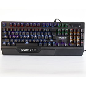 Resim Rush Squire Rk901 Mavi Switch Rainbow Mekanik Gaming Oyuncu Klavyesi 