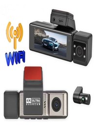 Resim Kingline A3 Model 4k Gps ,wifi Ve Gece Görüşlü 3 Kameralı Araç Kamerası 