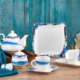 Resim Aryıldız Porselen 30 Parça 6 Kişilik Kahvaltı Takımı 
