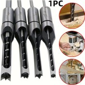 Resim Çelik Kare Delik Seti, 12.7mm, Yuvarlak Kolu Tasarımı, Yüksek Pürüzsüz Yüz İşlemi, Mikro Delik Seti, Kendinden Merkezli, Ahşap Metal İşleme için 