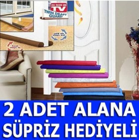 Resim Çift Taraflı Kapı Altı Rüzgar Önleyici Izolasyon Tozluk Rüzgarlık 