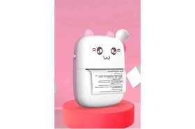 Resim MiraLive Mini Fotoğraf Yazıcı Kablosuz Etiket Yazıcı Baskı Makinesi Ios Android Uyumlu Termal Printer Pembe 