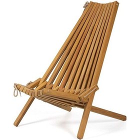 Resim Therapy Chair Ahşap Şezlong - Meşe Ahşap 