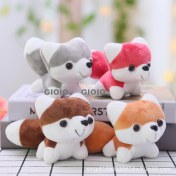 Resim Silver1 Iyi Şanslar Bebek Sevimli Karikatür Peluş Bebek Çanta Kolye Kız Öğrenci Bebek Asılı Anahtar (Yurt Dışından) 