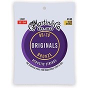 Resim Martin & Co M140 "Original M140" Bronze Akustik Gitar Teli Light 12-54 