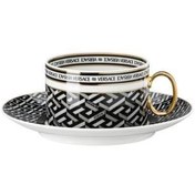 Resim Versace Çay Fincan-Tabak Signature Black 