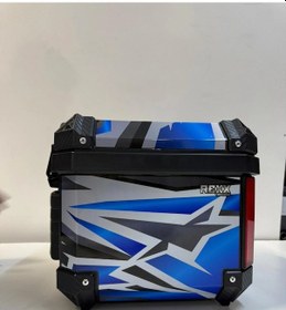 Resim Rexx 45 Litre Abs Motosiklet Arka Çanta - 11-renkli Tek Renk 