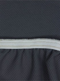 Resim 6lı Balpeteği Desen Likra Kumaşlı Tüylenmez Yikanabilir Sandalye Örtüsü Sandalye Kılıfı Antrasit 