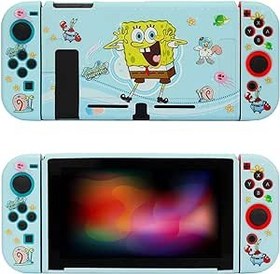 Resim MUDEVIL Protective Case for Nintendo Switch - SpongeBob SquarePants - Soft Anti-Scratch Shockproof Slim Cover Case for Nitendo Switch and Joy-Con 