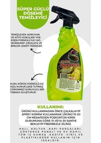 Resim Döşeme Temizleyici Süper Güçlü Leke Çıkarıcı Araba Oto 500ml Koltuk Temizleyici 