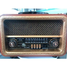 Resim Everton Rt-861 Bluetooth Fm-Usb-Tf-Aux Şarjlı Nostaljik Radyo 