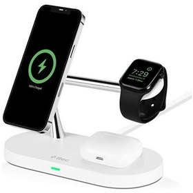 Resim Ttec Aircharger Quattro M Magsafe Uyumlu Led Li Kablosuz Hızlı Şarj Standı 