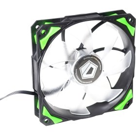 Resim ID-Cooling PL-12025-G 12CM 4pin Pwm Yeşil Kasa Fanı 