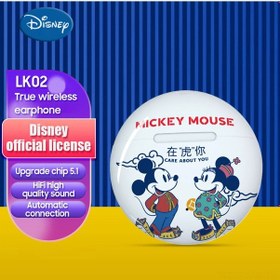 Resim Yaozixa Disney Lk02 Bluetooth 5.1 Spor Kulaklıkları, Hıfı Ses Kalitesi, Tip-c Şarj Kutusu Ve Mikrofonlu, In-ear Stüdyo Beyaz 