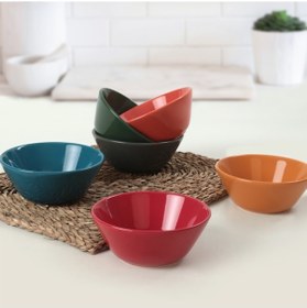 Resim Keramika Rainbow Hitit Çorba Kasesi 14 Cm 6 Adet 113/617 